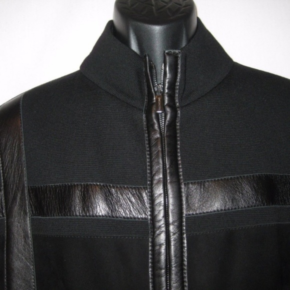 Valentino Roma Lambskin Leather Bomber Jacket 56 - Picture 3 of 8